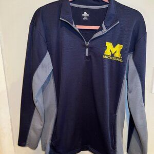 Men's M, Knights Apparel, University of Michigan Quarter Zip